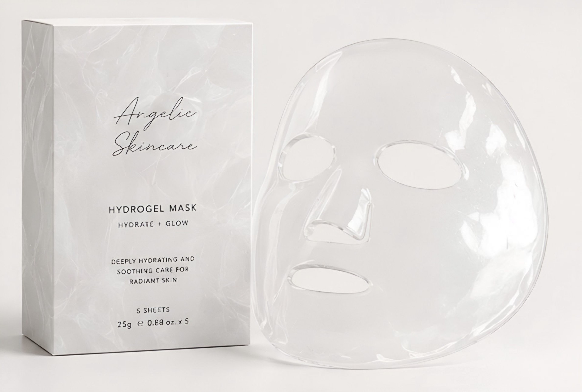 Glass Halo Hydrogel Mask